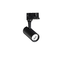 3-phase spot FOX 8W SMALL / ON-OFF 840 adjustable, on/off IP20, black matt 
