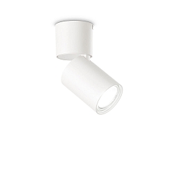 Luminaire de plafond TOBY rotatif, inclinable GU10 IP20, blanche 