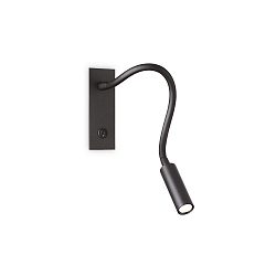 Luminaire mural IO avec interrupteur, avec bras flexible IP20