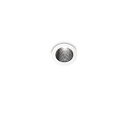 Plafonnier encastr� ONE 25 rond IP20, blanche