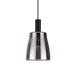 Luminaire à suspension COCO à 1 flamme, réglable IP20, couleurs fumée