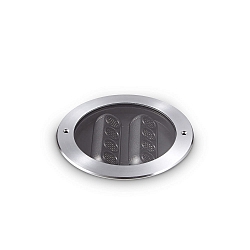 Projecteur encastr� TAURUS PT D17 ACCENT ROUND 2 voies, pivotant, accessible, commutable IP67, acier 