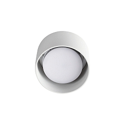 ceiling luminaire SPIKE PL1 ROUND GX53 down, round, rigid GX53 IP20, white matt 