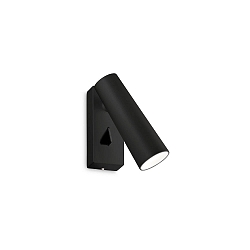 wall luminaire PIPE with switch IP20, white