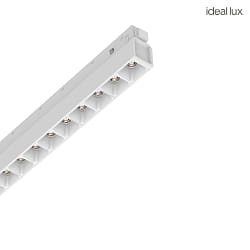 linear luminaire EGO ACCENT LED on/off IP20, white 13W 1300lm 3000K 35 35 CRI >90 28.4cm