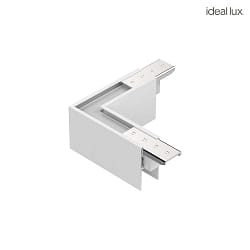 L-connector EGO SURFACE HIGH L on/off, white