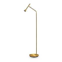 Lampadaire DIESIS pivotant, rotatif, avec interrupteur IP20, laiton satin� 