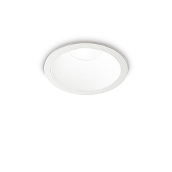 Plafonnier encastr� GAME TRIM ROUND 85MM rond, rigide, UGR < 19, commutable IP40/IP20, blanche 