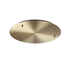 Canop�e ROUND STANDARD � 46CM 5 fois, rond, laiton, bruni