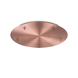 Canop�e ROUND STANDARD � 46CM 5 fois, rond, cuivre, bruni