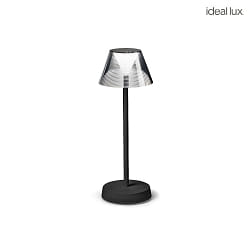 Lampe de table  accu LOLITA TL LED LED IP54, noir  gradable