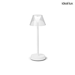 Lampe de table  accu LOLITA TL LED LED IP54, blanche gradable