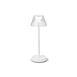 Lampe de table � accu LOLITA TL LED LED IP54, blanche gradable