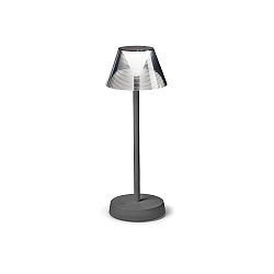 Lampe de table � accu LOLITA TL LED LED IP54, gris gradable