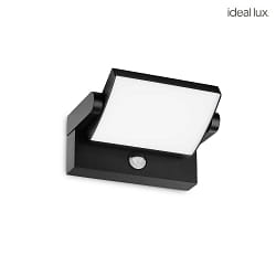 outdoor wall luminaire SWIPE AP LED with motion detector LED IP54, black