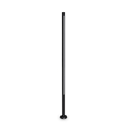 Luminaire d'allées JEDI PT LED 160.5CM angulaire, commutable IP65, noir mat 