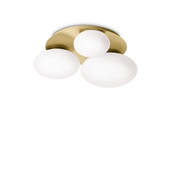 Luminaire de plafond NINFEA PL3 3 flammes GX53 IP20, blanche