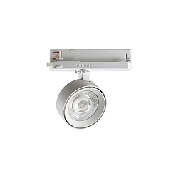 Projecteur triphas� POV TRACK LED rond, avec adaptateur LED IP20, blanche