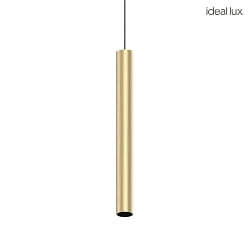 pendant luminaire EGO LED with adapter LED IP20, brass dimmable