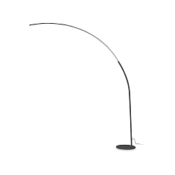 Lampadaire COMET IP20, noir gradable