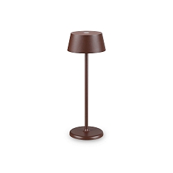 Lampe de table � accu PURE IP54, marron caf� gradable
