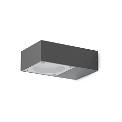 Luminaire mural d’extérieur SIRIO GX53 IP65, noir 