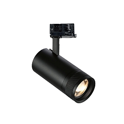 3-phase spot EOS 25W ON-OFF adjustable, focusable, on/off IP20, black matt 