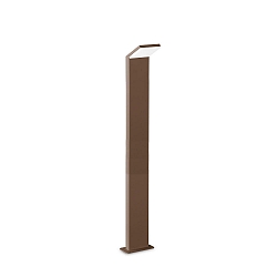 Borne d'éclairage STYLE 100 led IP54, marron café 
