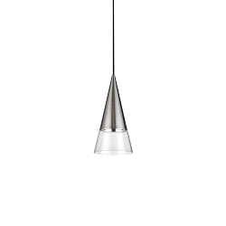 Luminaire à suspension CONO SP1 à 1 flamme, conique GU10 IP20, nickel 