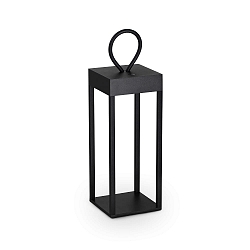Lampe de table � accu ENYA IP54, noir gradable