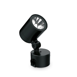 Luminaire sur pied O-ZONE SMALL inclinable IP66, noir 