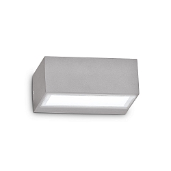 Luminaire mural d’extérieur TWIN UP/DOWN G9 IP44, gris gradable