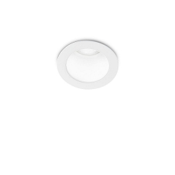 Plafonnier encastré QUARK rond IP20, blanche 