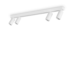 Luminaire de plafond PROFILO 4 flammes GU10 IP20
