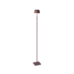 Lampadaire � accu PURE IP54, marron caf� gradable