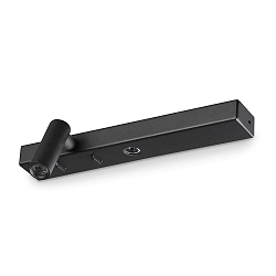 Luminaire mural BONNE NUIT-1 avec interrupteur IP20, noir 