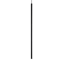 Luminaire à suspension FILO à 1 flamme IP20, noir 