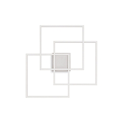 Luminaire de plafond FRAME QUADRATO IP20, blanche 