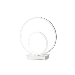 table lamp OZ TL ON-OFF round, with switch IP20, white matt 