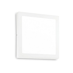 Luminaire de plafond UNIVERSAL D40 ON-OFF angulaire IP20, blanche 