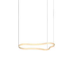 Luminaire à suspension WAVES-2 SP direct, commutable IP20, or mat 
