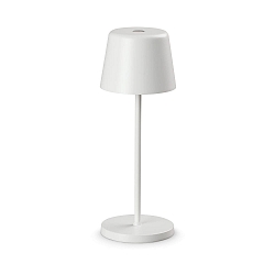 Lampe de table � accu CUTE IP65, blanche gradable