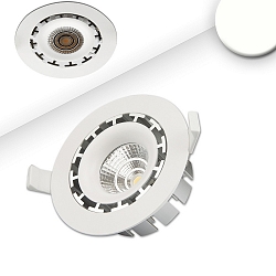 Lumi�re encastr�e pivotant, dimmable IP20, blanche gradable 15,1W 1300lm 4000K 45� 45� CRI 80-89