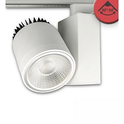 Projecteur triphas� Meat LighT pivotant, rotatif IP20, blanc mat 