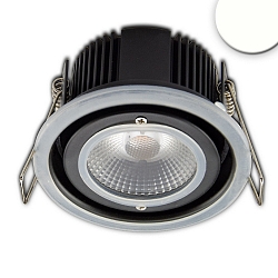 Eclairage d'extérieur encastré Sys-68 IP65, dégager, noir , Gris argent gradable