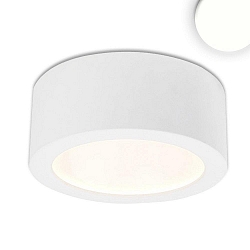 LED surface mount luminaire LUNA, IP20, indirect lightbeam, not dimmable, white, 8W 4000K 350lm 120�, white