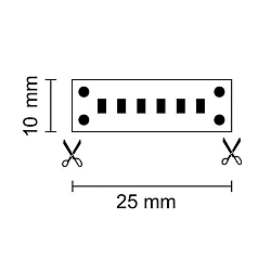 LED CRI965 Linear-Flex strip, 24V, 10W, IP20, cool white