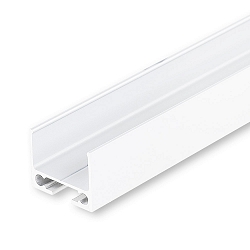 Cable sluice TUNNEL for profiles, powder coated aluminium, 200cm, white RAL 9010