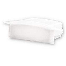 Accessory for profile DIVE12 FLAT - endcap (1 pc.), EC25W, white, closed