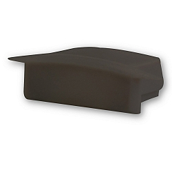 Accessory for profile DIVE12 FLAT - endcap (1 pc.), EC25B, black, closed